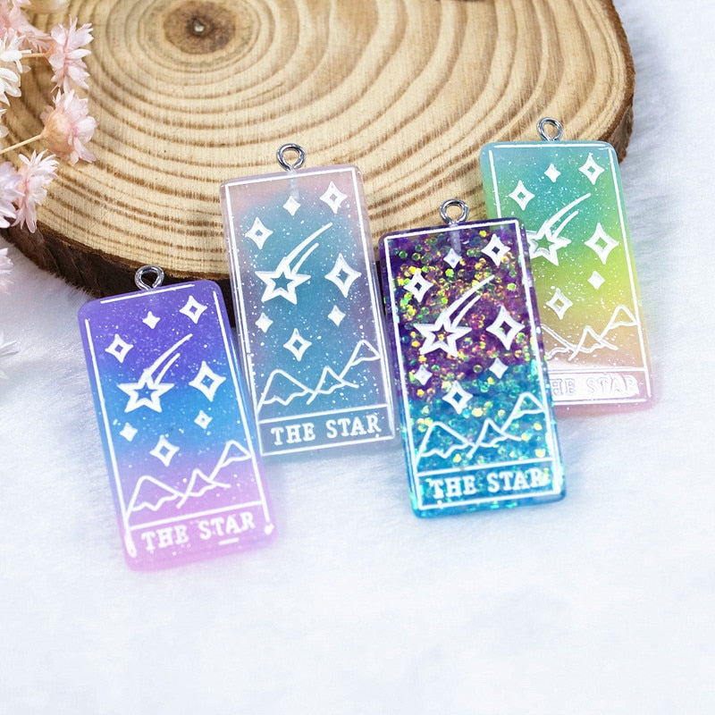 The Star Tarot Cards Resin Charms | R10