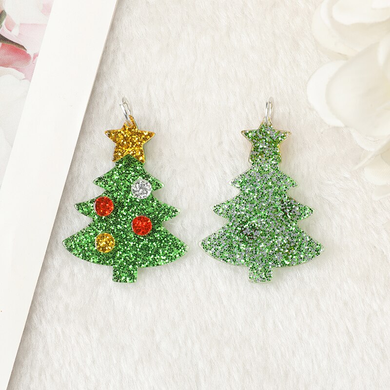 Christmas Acrylic Charms | Santa Claus | Snowman | Christmas Tree | Reindeer | Santa Coat and Hat | P108