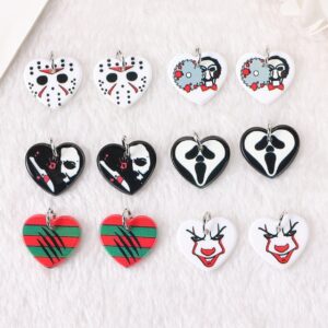 Heart Character Horror Movie Acrylic Charms | Ref: P195