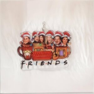 Friends  Christmas  Acrylic Charms or Earrings | Ref P284